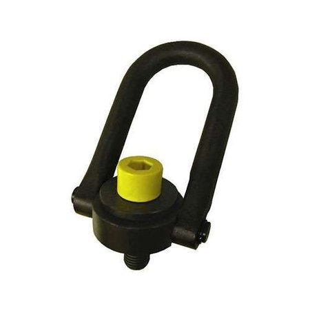 ACTEK Safety Swivel Hoist Ring, 34 In UBar Dia, 153 In Thread Protrusion, 6,500 Lb Rated Load, 46354 46354